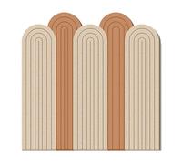 GOCHUSX Panneaux Muraux Rembourrés, Panneau Coussin Souple Adhésif Peel and Stick, Sticker Mural De Protection pour Tête De Lit pour Chambre, Salle De Jeux(E,120x120cm)