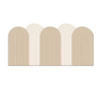 GOCHUSX Panneaux Muraux Rembourrés, Panneau Coussin Souple Adhésif Peel and Stick, Sticker Mural De Protection pour Tête De Lit pour Chambre, Salle De Jeux(B,120x240cm)