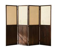GOCHUSX Paravent Pliable pour Séparer Les Pièces, Cloison Autoportante Et Portable, Paravent en Rotin À Double Charnière pour Bureau, Chambre Ou Salle De Bain(50x160cm-4PCS)