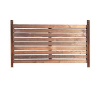GOCHUSX Paravents De Jardin, Clôtures Décoratives D'extérieur Autoportantes, Panneaux De Clôture en Bois pour L'intimité, Tuteurs pour Plantes De Terrasse(Brown-C,1PC)
