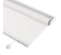 GOCHUSX Stores À Enroulement, Rideau UV À Levage Automatique, Stores Jour/Nuit pour Maison, Bureau, Cuisine, Restaurant, Personnalisables(Blanc,150cmx160cm)