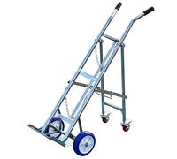 GOCHUSX Support pour Bouteilles D'oxygène, Petit Modèle À roulettes, Chariot Pliable en Acier Inoxydable pour Bouteilles, Chariot Portable pour Bouteilles D'oxygène