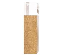 GOCHUSX Support sur Pied pour Fête, Présentoir pour Sculpture, Colonne Décorative avec Boîtes en Acrylique Transparent, Piliers Carrés Hauts pour Cérémonie(40x40x100cm)