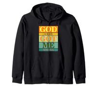 God Always Got Me, My Peace My Joy Colorful Quotes Graphic Sweat à Capuche