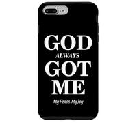 God Always Got Me, My Peace My Joy Cool Quotes Graphic Coque pour iPhone 7 Plus/8 Plus