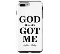God Always Got Me, My Peace My Joy Cool Quotes Graphic Coque pour iPhone 7 Plus/8 Plus