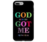 God Always Got Me, My Peace My Joy Cool Quotes Graphic Coque pour iPhone 7 Plus/8 Plus