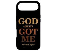God Always Got Me, My Peace My Joy Cool Quotes Graphic Coque pour iPhone Air