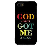 God Always Got Me, My Peace My Joy Cool Quotes Graphic Coque pour iPhone SE (2020) / 7/8