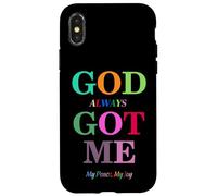 God Always Got Me, My Peace My Joy Cool Quotes Graphic Coque pour iPhone X/XS