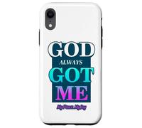 God Always Got Me, My Peace My Joy Cool Quotes Graphic Coque pour iPhone XR