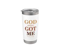 God Always Got Me, My Peace My Joy Cool Quotes Graphic Gobelet isotherme en acier inoxydable double paroi
