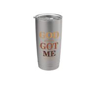 God Always Got Me, My Peace My Joy Cool Quotes Graphic Gobelet isotherme en acier inoxydable double paroi