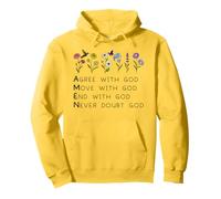 God Amen Agree God Move God with Christian Saying God Quote Sweat à Capuche