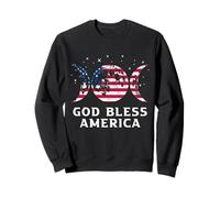 God Bless America 4 Juillet USA Sweatshirt