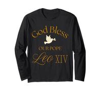 God Bless Our Pope Leo XIV Saint Spirit Catholic Faith Peace Manche Longue
