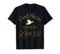 God Bless Our Pope Leo XIV Saint Spirit Catholic Faith Peace T-Shirt
