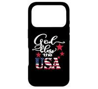 God Bless The USA 4th of July Patriotic US Flag Coque pour iPhone 17 Pro