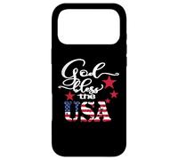 God Bless The USA 4th of July Patriotic US Flag Coque pour iPhone 17 Pro Max