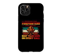 God Bless Your Firefighters Proud Firefighter for Dad Men Coque pour iPhone 11 Pro