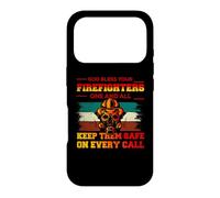 God Bless Your Firefighters Proud Firefighter for Dad Men Coque pour iPhone 17 Pro