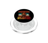 God Bless Your Firefighters Proud Firefighter for Dad Men PopSockets PopGrip pour MagSafe