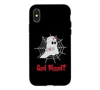 God Blood ? Ghost Nurse Funny Halloween Costume Coque pour iPhone X/XS