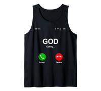 God Calling Funny God Phone Christian Church pour Hommes, Femmes et Enfants Débardeur
