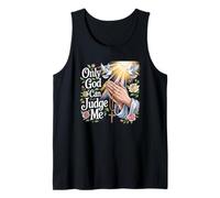 God Can Judge Me Prayer Hands Chicano Tattoo Colombes Débardeur