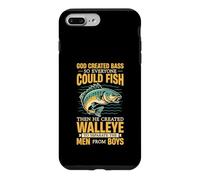 God Created Bass Then Golden Fishing Design Coque pour iPhone 7 Plus/8 Plus