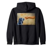 God Creates Blue Roan Cocker Spaniel Sweat à Capuche