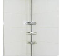 GOD-Etagère télescopique de douche , Serviteur de Douche Salle de Bain ,3 etagères