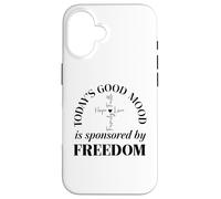 God Family Country Freedom Faith Freedom Family Love Cross Coque pour iPhone 16