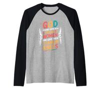 God Gave His Strongest Women Titanium Knees - Manche Raglan