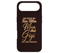God Gifted me Two Titles Mom Gigi Leopard Mother's Day Coque pour iPhone Air