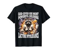 God Gives His Most Powerful Soldiers Lactose Intolerance T-Shirt