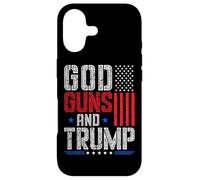 God Guns and Trump Vote Donald Trump Républicain Coque pour iPhone 17