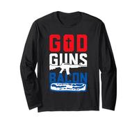 God Guns Bacon Patriotic Manche Longue