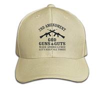 God, Guns, Guts Made America Free Men's Casquette Hat