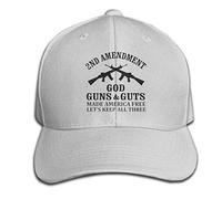 God, Guns, Guts Made America Free Men's Casquette Hat