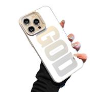 God Has A Plan for You Inspirational Phone Case for iPhone 17/16/15/14/13/12 Plus Pro Max, PC Slim Shockproof Cover, Durable Fit Anti-Scratch Design. (14,White)