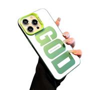 God Has A Plan for You Inspirational Phone Case for iPhone 17/16/15/14/13/12 Plus Pro Max, PC Slim Shockproof Cover, Durable Fit Anti-Scratch Design. (16 Pro Max,Green)