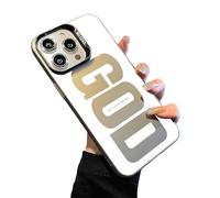 God Has A Plan for You Inspirational Phone Case for iPhone 17/16/15/14/13/12 Plus Pro Max, PC Slim Shockproof Cover, Durable Fit Anti-Scratch Design. (14,Gray)
