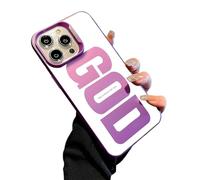 God Has A Plan for You Inspirational Phone Case for iPhone 17/16/15/14/13/12 Plus Pro Max, PC Slim Shockproof Cover, Durable Fit Anti-Scratch Design. (16 Plus,Purple)