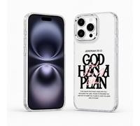 God Has A Plan Phone Case, Jeremiah 29:11 Bible Verse Christian (17 Pro Max,Clear)