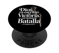 God Has Written Your Victory 2 Chronicles 20:17 Espagnol PopSockets PopGrip Adhésif
