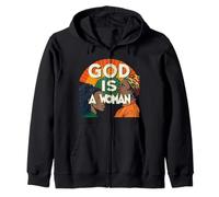 God Is a Woman Afrocentrique Empowerment Art Féministe Pride Sweat à Capuche