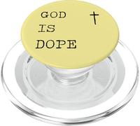 God is Dope, Christian Faith Believe, Bring The Word of God PopSockets PopGrip pour MagSafe