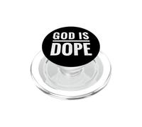 God is Dope la Foi chrétienne pour Les Hommes et Les Femmes PopSockets PopGrip pour MagSafe