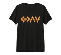 God is Faithful More Than Highs and Lows Honeycomb Version T-Shirt Haut de Gamme